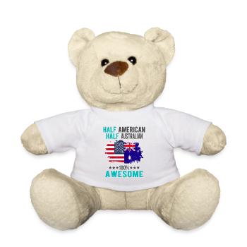Halb Amerikaner Halb Australier - Teddy - Weiß - Vorne