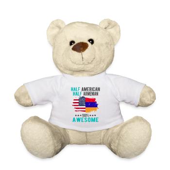 Moitié américain moitié arménien - Nounours - blanc - Devant