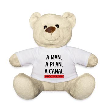 A MAN, A PLAN, A CANAL - PROCTOLOGY - Teddy Bear - white - Front