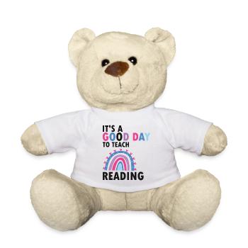 Dyslexia Awareness and Dyslexia Teachers - Teddy Bear - white - Front