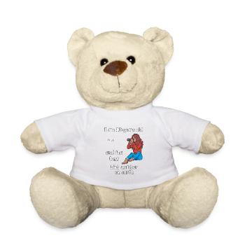 I'm 13 - Girl Bird Watching - Teddy Bear - white - Front