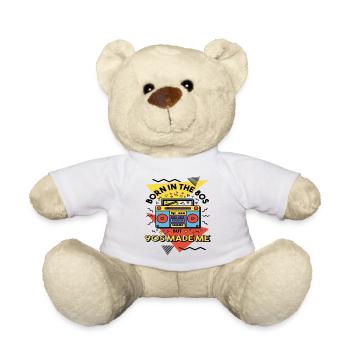 Né dans les années 80 mais les années 90 m’ont fait - Nounours - blanc - Devant