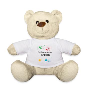 Erzieher Pädagoge Kindergarten Kindergärtner - Teddy - Weiß - Vorne