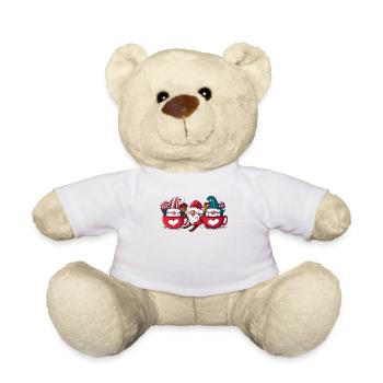Christmas Elves Elves - Teddy Bear - white - Front