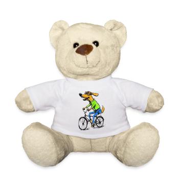 walk or ride dog bike black - Teddy - Weiß - Vorne