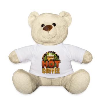 Good Vibes And Hot Coffee - Teddy - Weiß - Vorne