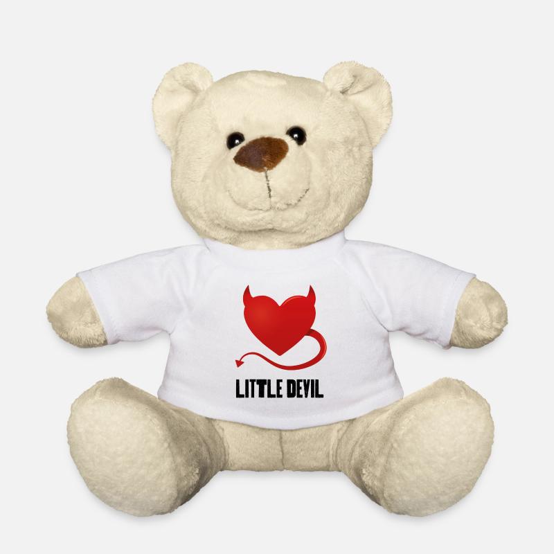 Kleiner Teufel - Teddy - Weiß