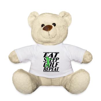 Food Sleeping Golf - Teddy Bear - white - Front