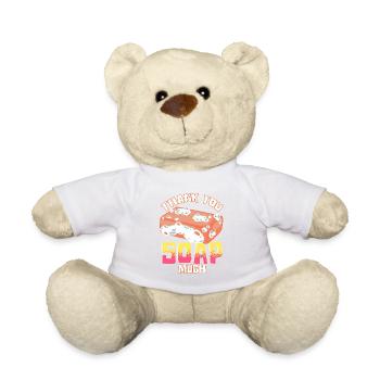 Seifenherstellung Humor Danke Seife Viel Seifenmacher - Teddy - Weiß - Vorne