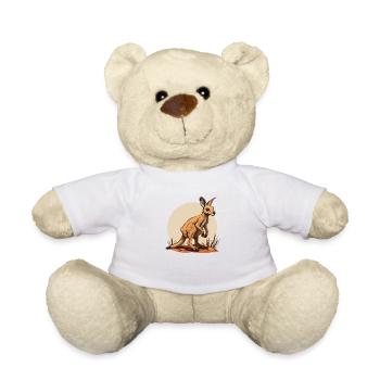 Style de bande dessinée kangourou - Nounours - blanc - Devant