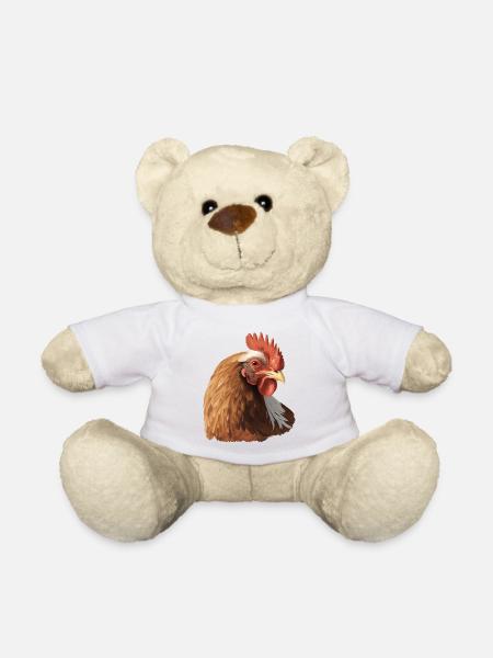I love Chickens - Teddy - Weiß