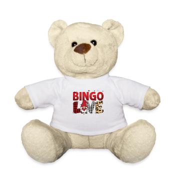 Bingo Liebe Büffel Plaid Gnom Bingo - Teddy - Weiß - Vorne