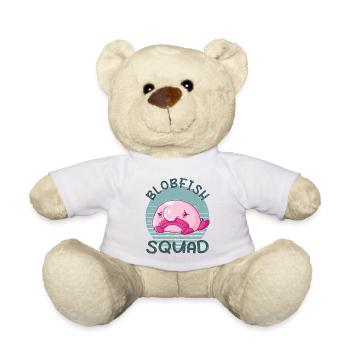 Costume de Blobfish - Visage de poisson Blob laid - - Nounours - blanc - Devant