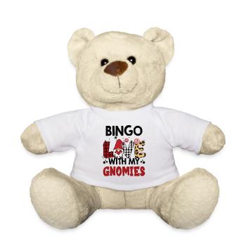 Bingo Amour avec mes gnomies Buffalo Plaid Bingo - Nounours - blanc - Devant