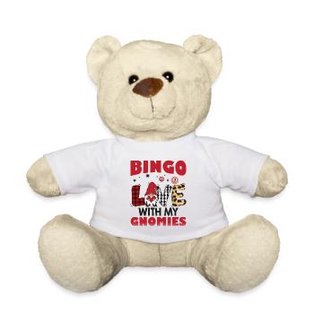 Bingo Amour avec mes gnomies Buffalo Plaid Bingo - Nounours - blanc - Devant