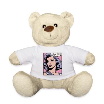 Hello Boys - Teddy Bear - white - Front