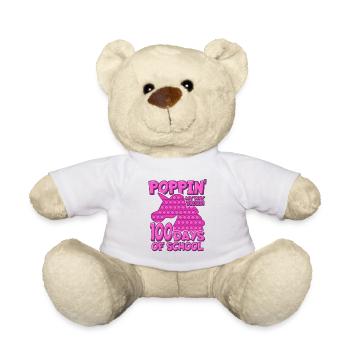 100. Schultag Poppin 'Unicorn Kostüm 100 Tage - Teddy - Weiß - Vorne