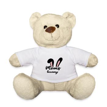 I went from mom to mom to be great - Teddy Bear - white - Front
