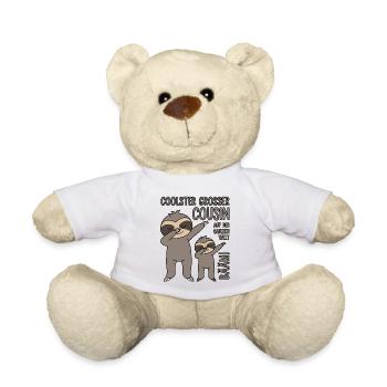 BÄÄM! Coolster Großer Cousin auf der ganzen Welt - Teddy - Weiß - Vorne