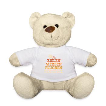 Dart Zyklus Humor Tee - Teddy - Weiß - Vorne