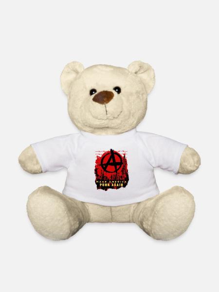 Punk Revival Political Punk Tee - Teddy - Weiß