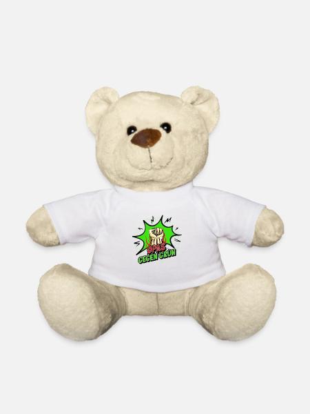 Opas gegen Grün Ironisches T-Shirt - Teddy - Weiß
