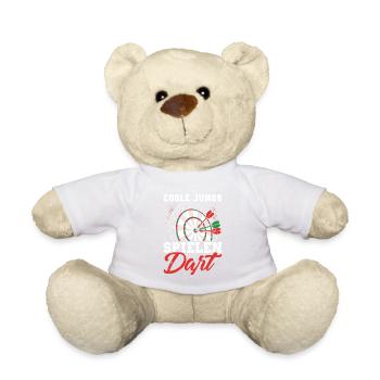 Chemise de joueur de fléchettes tendance pour garçons - Nounours - blanc - Devant