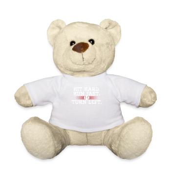 Baseball Strategy Player T-Shirt - Teddy Bear - white - Front
