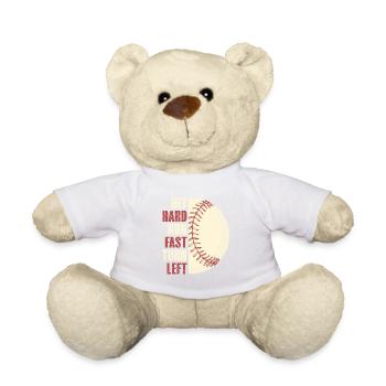 Baseball Strategy Player T-Shirt - Teddy Bear - white - Front