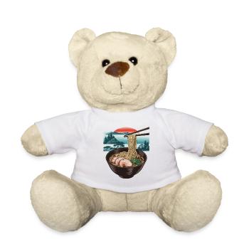Ramen und Sonnenuntergang - Teddy - Weiß - Vorne