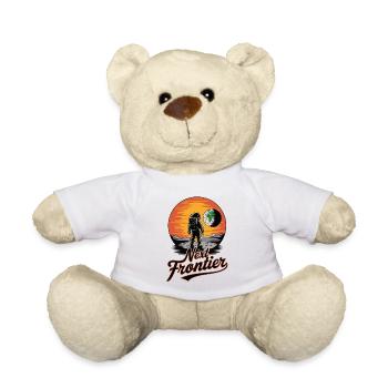 Space - Moon View - The - Teddy Bear - white - Front