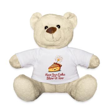 Sweet apple pie - Teddy Bear - white - Front