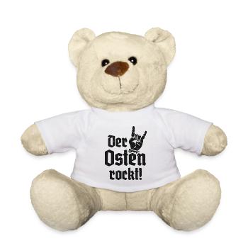 Der Osten rockt Ostdeutschland - Teddy - Weiß - Vorne