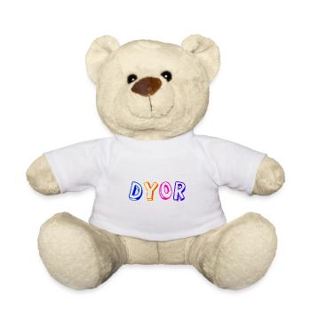 dyor blue orange - Teddy Bear - white - Front