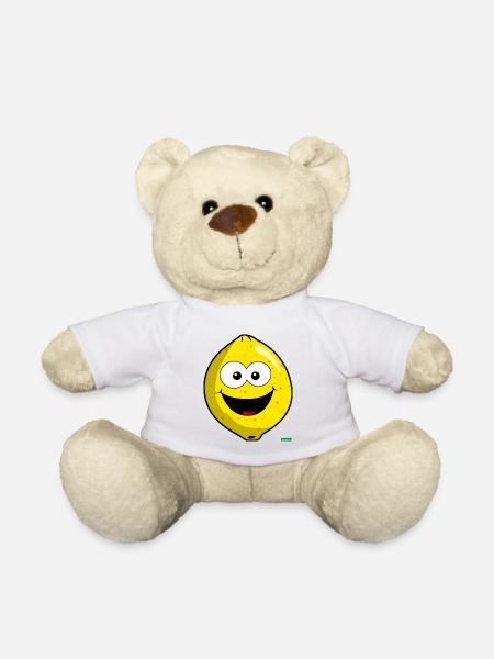 HARIZ Fruit Citron Laughing Sweet Enfants - Nounours - blanc