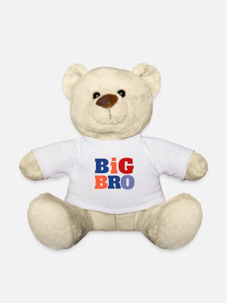 Big Bro Bruder Spruch - Teddy - Weiß