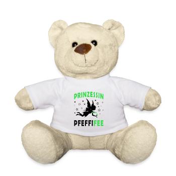 Prinzessin Pfeffifee Pfefferminz Pfefferminzlikör - Teddy - Weiß - Vorne