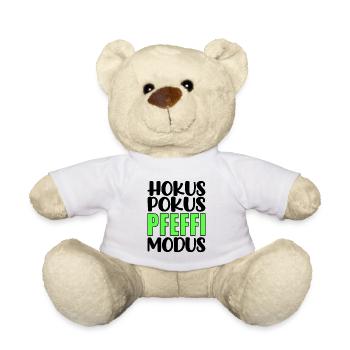 Junggesellenabschied Pfeffi Saufen Suff Vatertag - Teddy - Weiß - Vorne