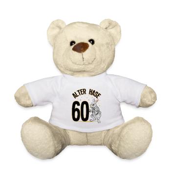 60 Geburtstag Geschenke lustig 60. Geburtstag Mann - Teddy - Weiß - Vorne
