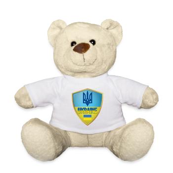 Ukraine Flag - Teddy - Weiß - Vorne