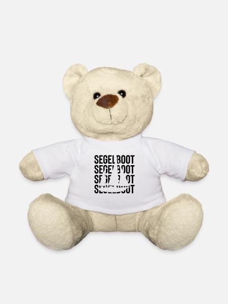Segelboot - - Teddy - Weiß