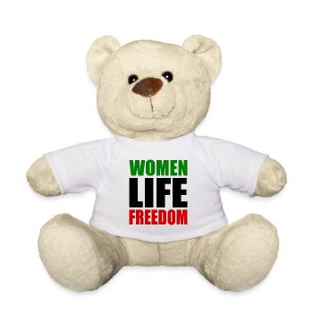 Women life freedom - Teddy Bear - white - Front