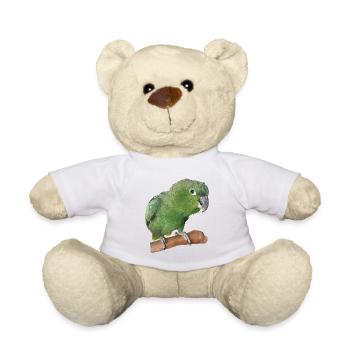 Le perroquet farineux - Nounours - blanc - Devant