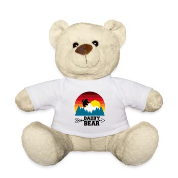Daddy Bear climb the Mountain in Forest der Bär - Teddy - Weiß - Vorne