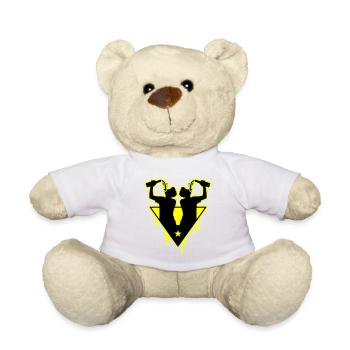 Drinker Team Bottle - Teddy Bear - white - Front