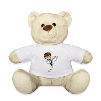 Karate Boy black belt Sport - Teddy - Weiß - Vorne