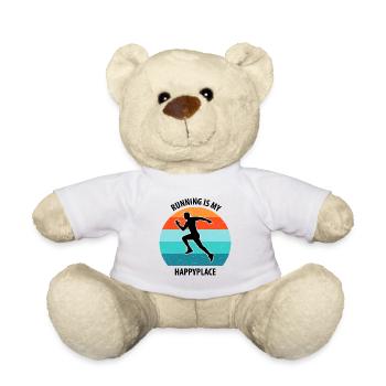 Floorball Unihockey Feldhockey Hallenhockey - Teddy - Weiß - Vorne