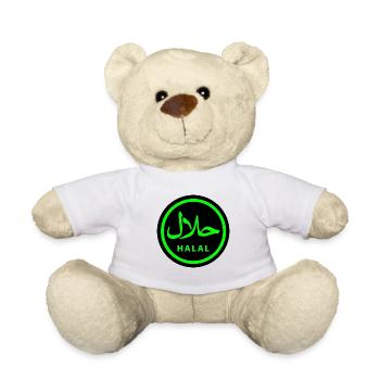 Halal - Nounours - blanc - Devant