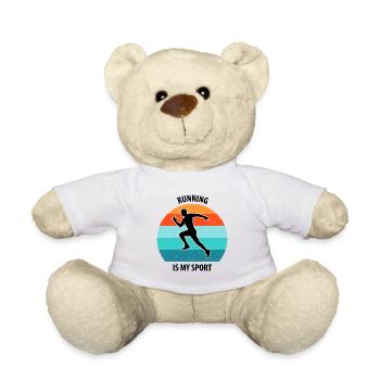 Floorball, Floorball, Field Hockey, Indoor Hockey - Teddy Bear - white - Front