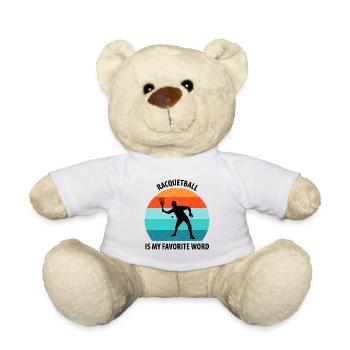 Racqueetball - Nounours - blanc - Devant
